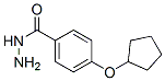Structure of BENZOIC ACID 4-(CYCLOPENTYLOXY)-,HYDRAZIDE