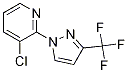 Chemical structure of Pyridine, 3-chloro-2-[3-(trifluoromethyl)-1H-pyrazol-1-yl]-