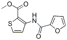 Structure of 2-THIOPHENECARBOXYLIC ACID 3-[(FURAN-2-YLCARBONYL)AMINO]-,METHYL ESTER