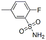 Structure of Benzenesulfonamide,2-fluoro-5-methyl-