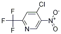 Structure of 4-Chloro-5-nitro-2-(trifluoromethyl)pyridine