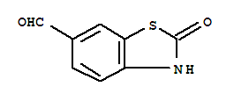 Structure of 6-Benzothiazolecarboxaldehyde,2,3-dihydro-2-oxo-