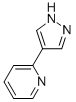 Structure of Pyridine, 2-(1H-pyrazol-4-yl)-