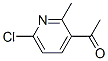 Structure of ETHANONE,1-(6-CHLORO-2-METHYL-PYRIDIN-3-YL)-