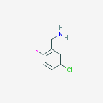 Structure of (5-chloro-2-iodophenyl)methanamine