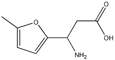 Structure of 3-amino-3-(5-methyl-2-furyl)propanoic acid