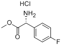 Structure of METHYL D-2-(4-FLUOROPHENYL)GLYCINATE HCL