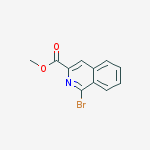 Structure of methyl 1-bromoisoquinoline-3-carboxylate