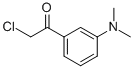 Structure of ETHANONE,2-CHLORO-1-[3-(DIMETHYLAMINO)PHENYL]-