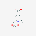 1-ACETOXY-4-METHOXYCARBONYL-2,2,6,6-TETRAMETHYLPIPERIDINE结构式