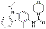 4-Morpholinecarboxamide,N-[4-methyl-9-(1-methylethyl)-9H-carbazol-3-yl]-结构式