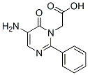 Structure of 2-(5-amino-6-oxo-2-phenylpyrimidin-1(6H)-yl)acetic acid