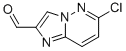 Structure of 6-CHLORO-IMIDAZO[1,2-B]PYRIDAZINE-2-CARBOXALDEHYDE