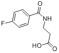 Structure of 3-[(4-FLUOROBENZOYL)AMINO]PROPANOIC ACID
