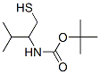 Carbamic acid, [1-(mercaptomethyl)-2-methylpropyl]-, 1,1-dimethylethyl ester结构式