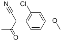 Structure of 2-(2-CHLORO-4-METHOXYPHENYL)-3-OXOBUTYRONITRILE