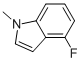 Structure of 4-FLUORO-1-METHYL-1H-INDOLE
