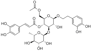 Structure of 6-O-ACETYLACTEOSIDE