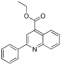 4-Quinolinecarboxylic acid, 2-phenyl-, ethyl ester结构式