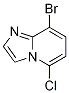Structure of IMidazo[1,2-a]pyridine, 8-broMo-5-chloro-