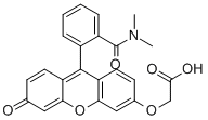 O-(CARBOXYMETHYL)FLUORESCEINAMIDE结构式