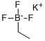 Structure of POTASSIUM ETHYLTRIFLUOROBORATE