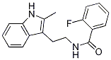2-Fluoro-N-[2-(2-methyl-1H-indol-3-yl)ethyl]benzamide结构式