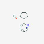 2-(2-pyridinyl)Cyclopentanol结构式