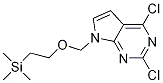 Structure of 2,4-Dichloro-7-(2-triMethylsilanyl-ethoxyMethyl)-7H-pyrrolo[2,3-d]pyriMidine