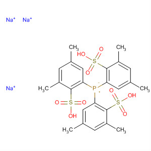 三(2,4-二甲基苯基)磷化氢-5,5,5-三磺酸三钠盐,97%结构式