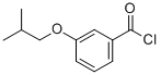 Structure of 3-(2-methylpropoxy)benzoyl chloride