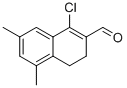 Structure of 1-CHLORO-5,7-DIMETHYL-3,4-DIHYDRO-NAPHTHALENE-2-CARBALDEHYDE