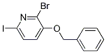 Structure of 2-bromo-6-iodo-3-phenylmethoxypyridine