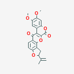 Structure of rotenonone
