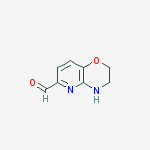 3,4-dihydro-2H-pyrido[3,2-b][1,4]oxazine-6-carbaldehyde结构式