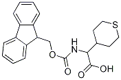 2-(FMOC-氨基)-2-(4-四氢噻喃基)乙酸结构式