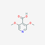 Structure of 4-PYRIDINECARBOXYLIC ACID 3,5-DIMETHOXY-