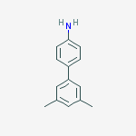 Structure of [1,1'-Biphenyl]-4-amine, 3',5'-dimethyl-