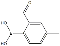 (2-Formyl-4-methylphenyl)boronic acid结构式