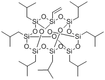 Structure of PSS-VINYL-HEPTAISOBUTYL SUBSTITUTED