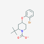 Structure of tert-butyl4-(2-bromophenoxy)piperidine-1-carboxylate