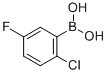 Structure of 2-Chloro-5-fluorobenzeneboronic acid