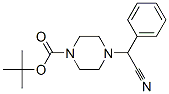Structure of TERT-BUTYL4-(CYANO(PHENYL)METHYL)PIPERAZINE-1-CARBOXYLATE