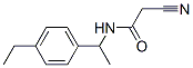 2-氰基-N-[1-(4-乙基苯基)乙基]乙酰胺结构式