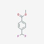 METHYL 4-(DIFLUOROMETHYL)BENZOATE结构式