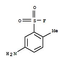 Structure of 5-amino-2-methylbenzenesulfonyl fluoride