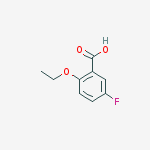 2-ethoxy-5-fluorobenzoic acid结构式