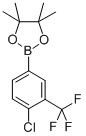Structure of 4-CHLORO-3-TRIFLUOROMETHYLPHENYLBORONIC ACID, PINACOL ESTER