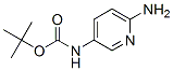 Carbamic acid,N-(6-amino-3-pyridinyl)-, 1,1-dimethylethyl ester结构式