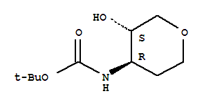 Structure of threo-Pentitol, 1,5-anhydro-2,3-dideoxy-3-[[(1,1-